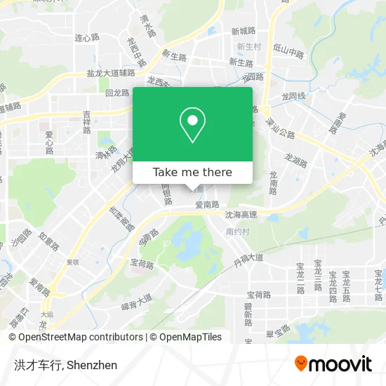 洪才车行 map