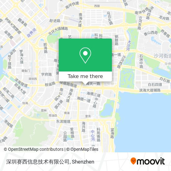 深圳赛西信息技术有限公司 map