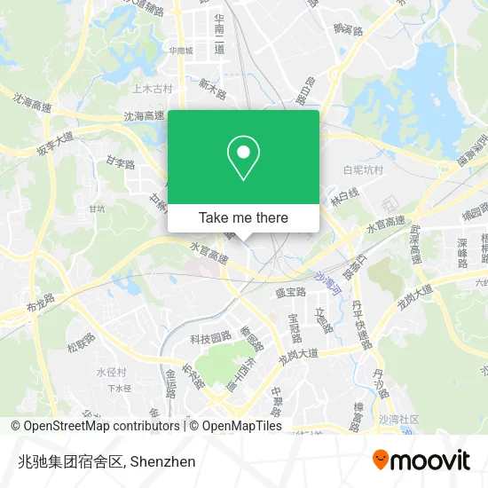 兆驰集团宿舍区 map