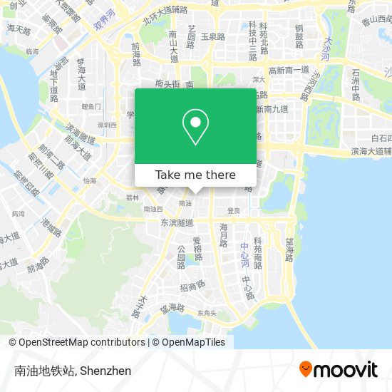 南油地铁站 map