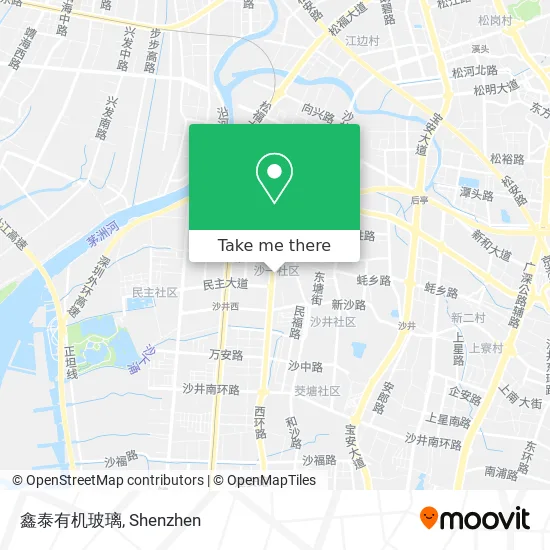 鑫泰有机玻璃 map