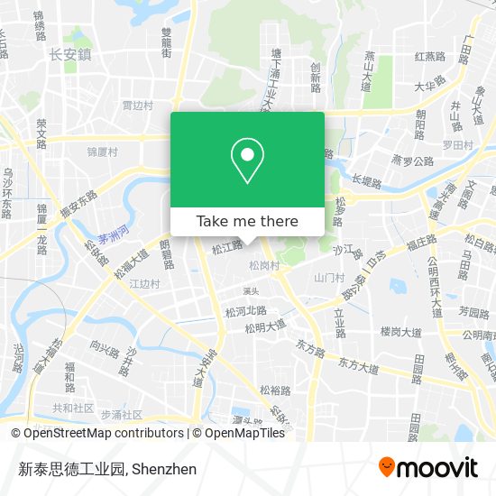 新泰思德工业园 map