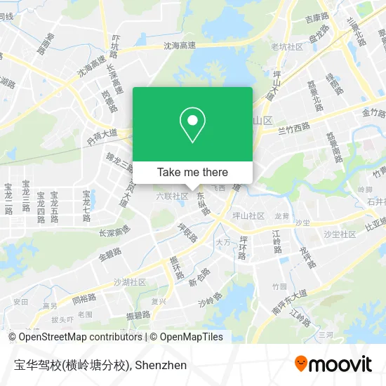 宝华驾校(横岭塘分校) map