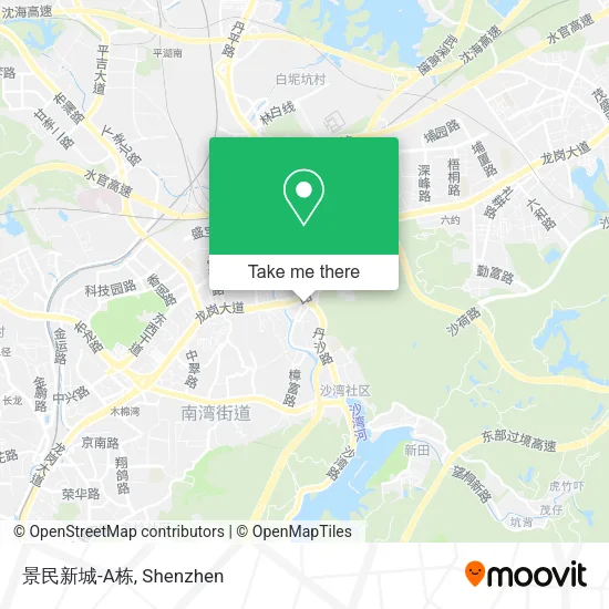 景民新城-A栋 map