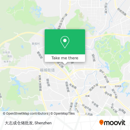 大志成仓储批发 map