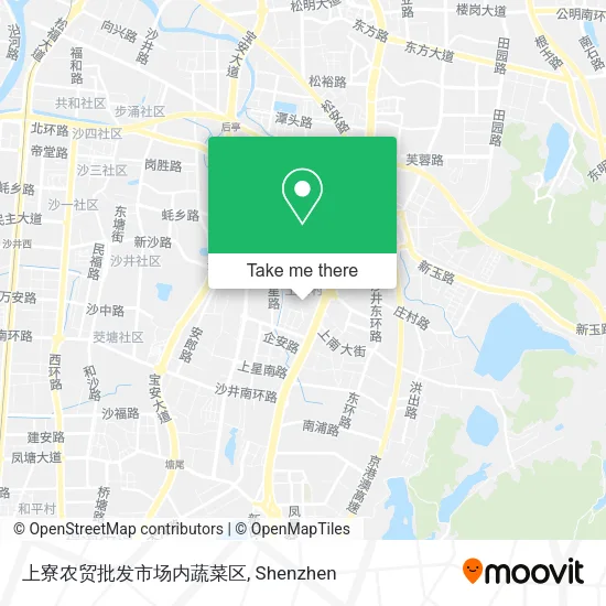 上寮农贸批发市场内蔬菜区 map