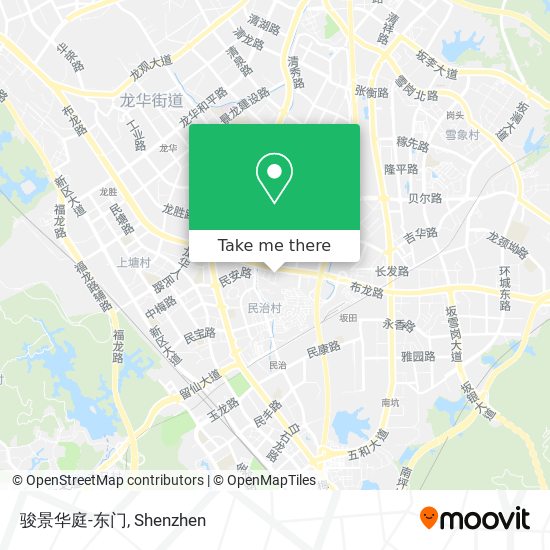 骏景华庭-东门 map