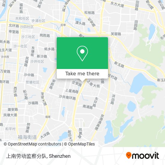 上南劳动监察分队 map