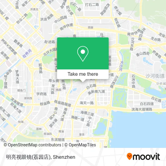明亮视眼镜(荔园店) map