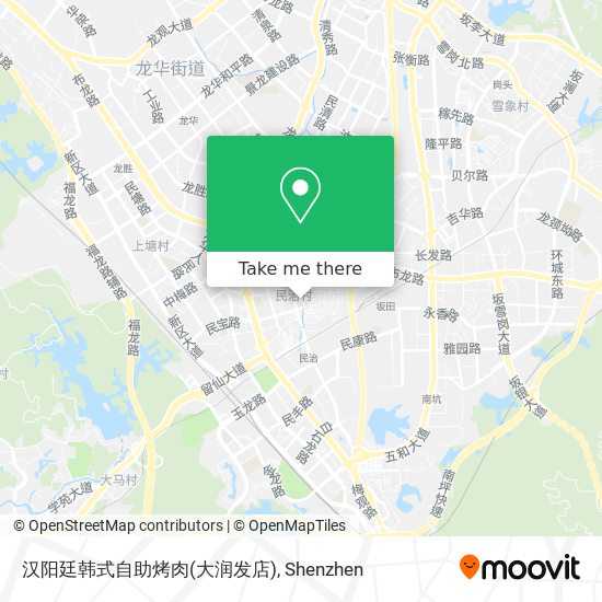 汉阳廷韩式自助烤肉(大润发店) map
