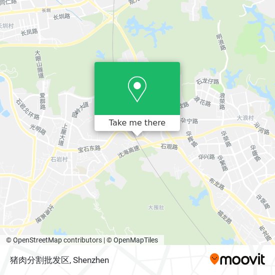 猪肉分割批发区 map