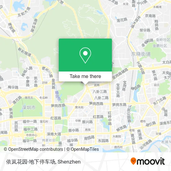 依岚花园-地下停车场 map