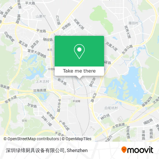 深圳绿缔厨具设备有限公司 map