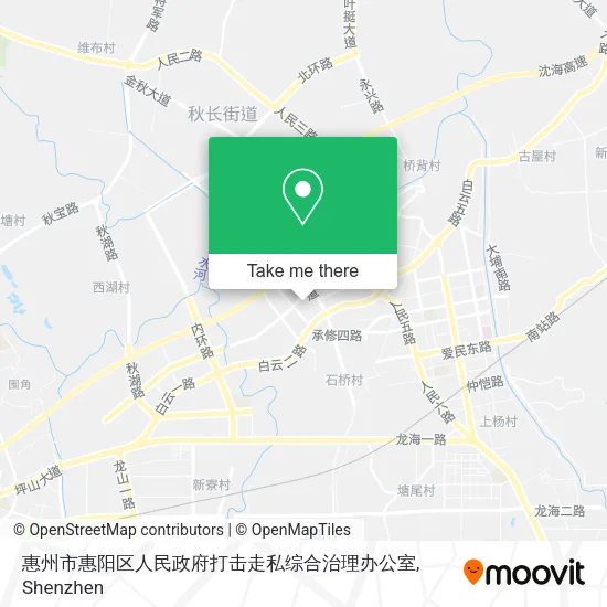 惠州市惠阳区人民政府打击走私综合治理办公室 map
