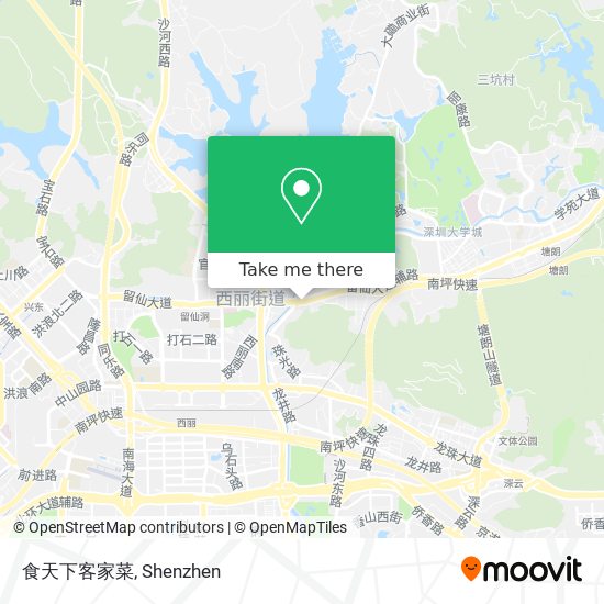 食天下客家菜 map