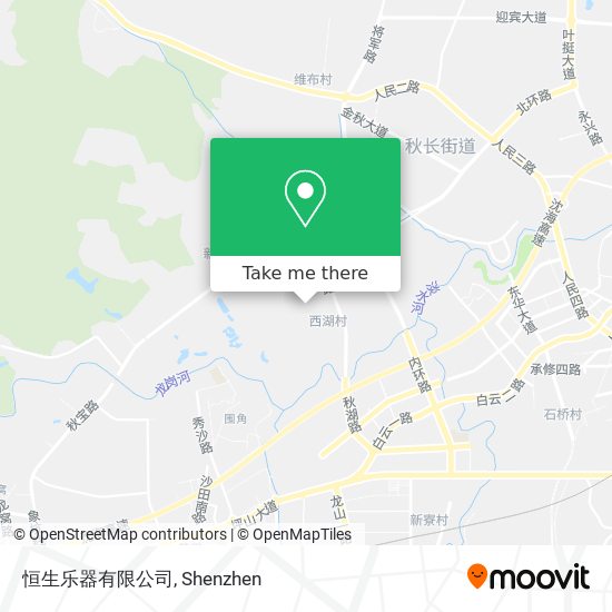 恒生乐器有限公司 map