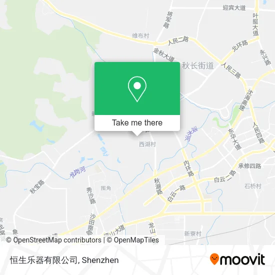 恒生乐器有限公司 map