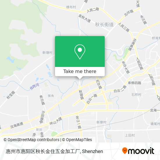 惠州市惠阳区秋长金住五金加工厂 map