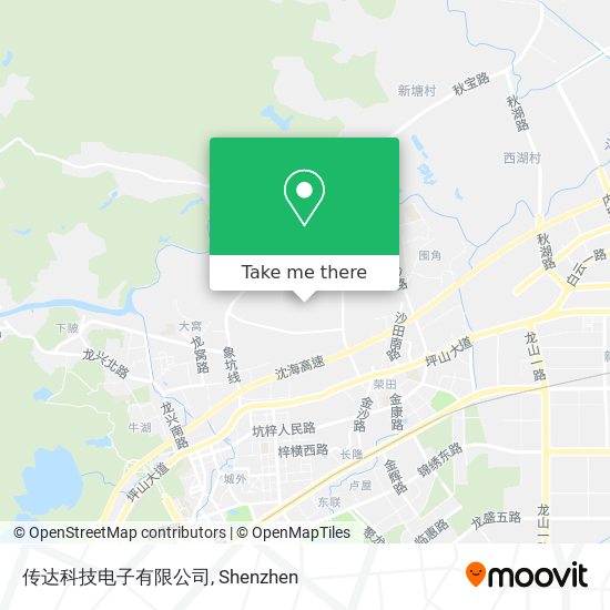 传达科技电子有限公司 map