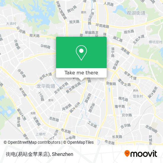 街电(易站金苹果店) map