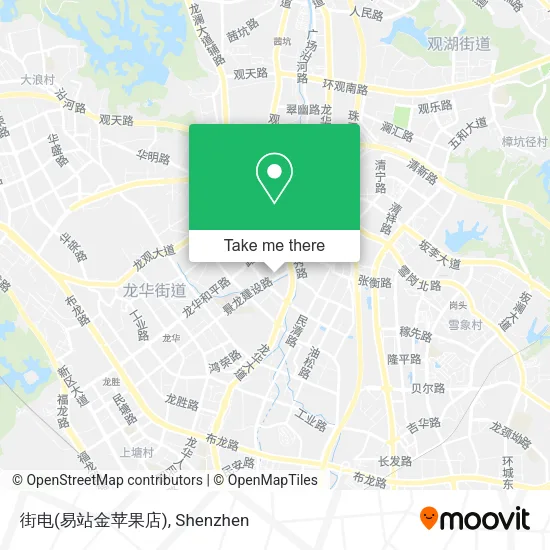 街电(易站金苹果店) map