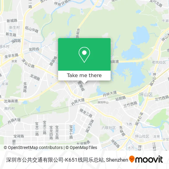 深圳市公共交通有限公司-K651线同乐总站 map