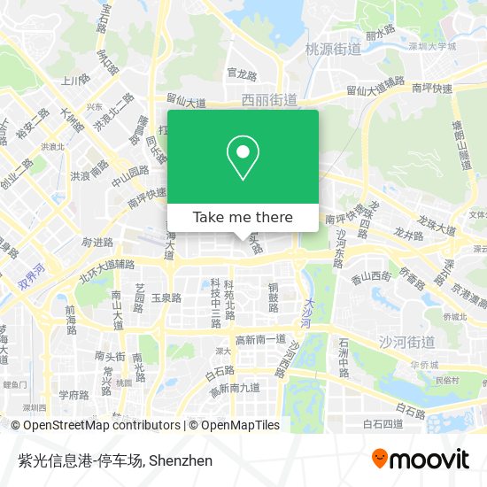 紫光信息港-停车场 map