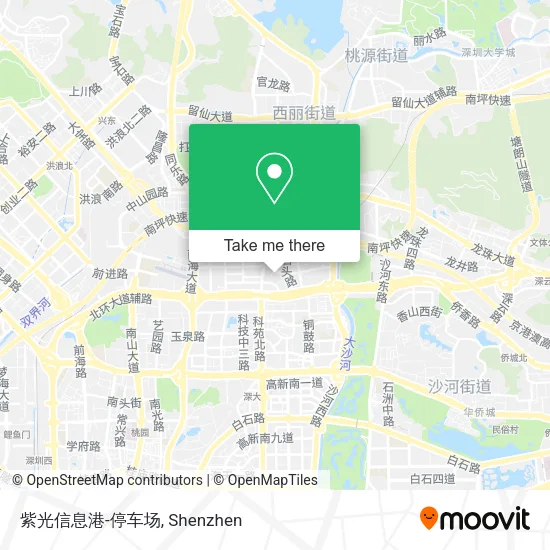 紫光信息港-停车场 map