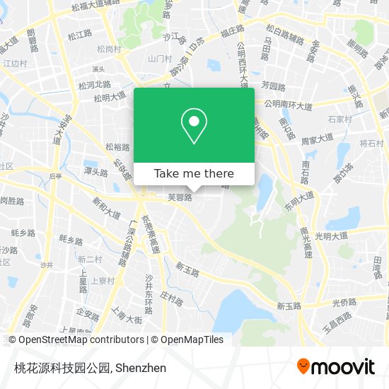 桃花源科技园公园 map