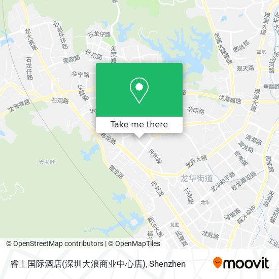 睿士国际酒店(深圳大浪商业中心店) map