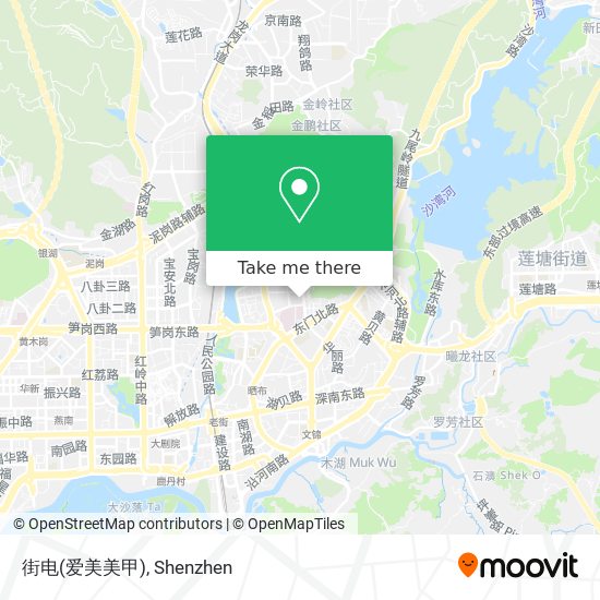 街电(爱美美甲) map