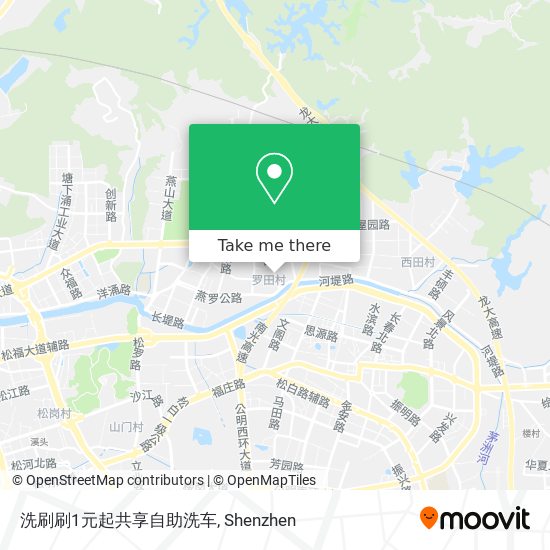 洗刷刷1元起共享自助洗车 map