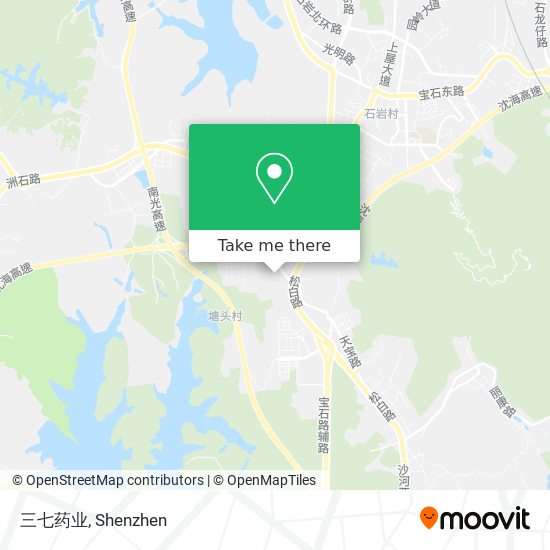 三七药业 map
