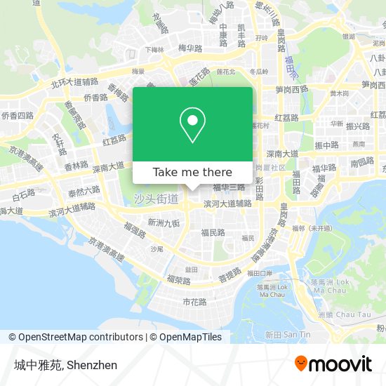 城中雅苑 map
