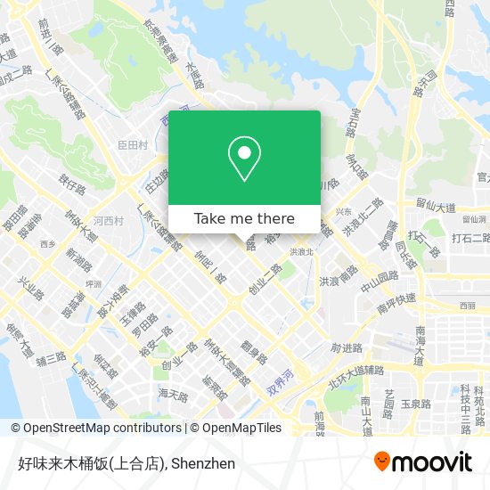 好味来木桶饭(上合店) map