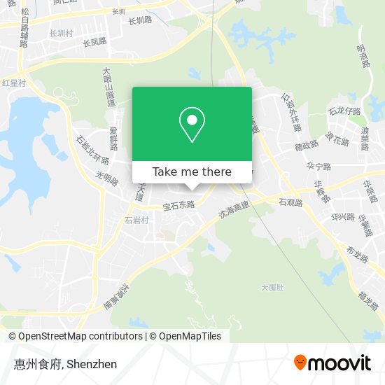 惠州食府 map