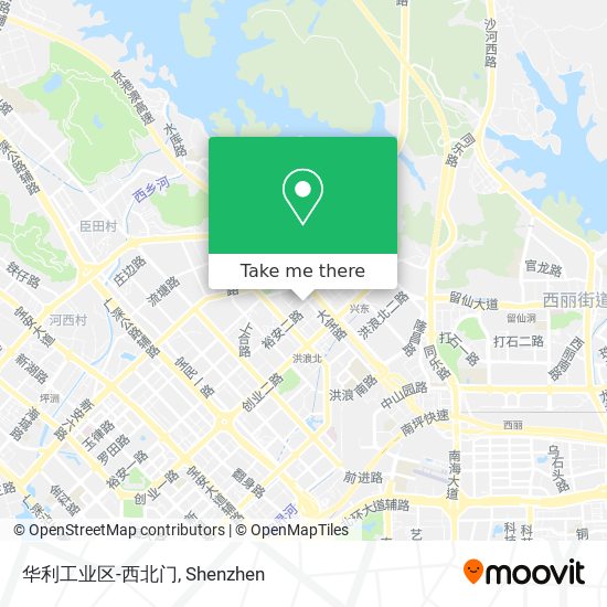 华利工业区-西北门 map