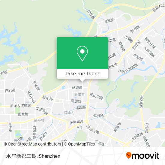 水岸新都二期 map