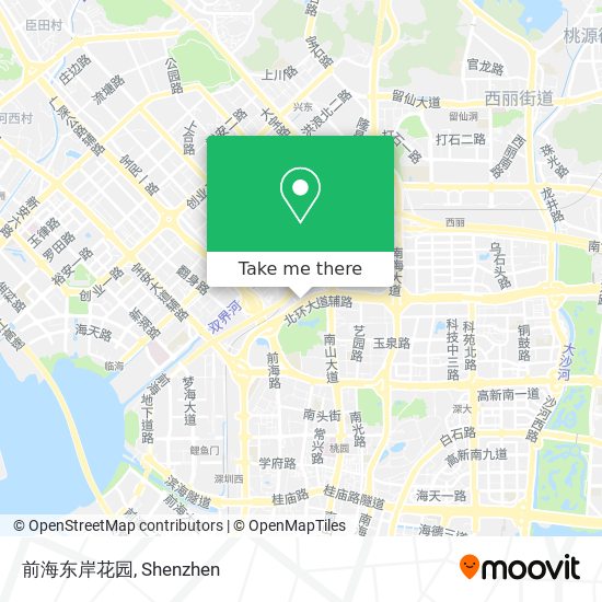 前海东岸花园 map