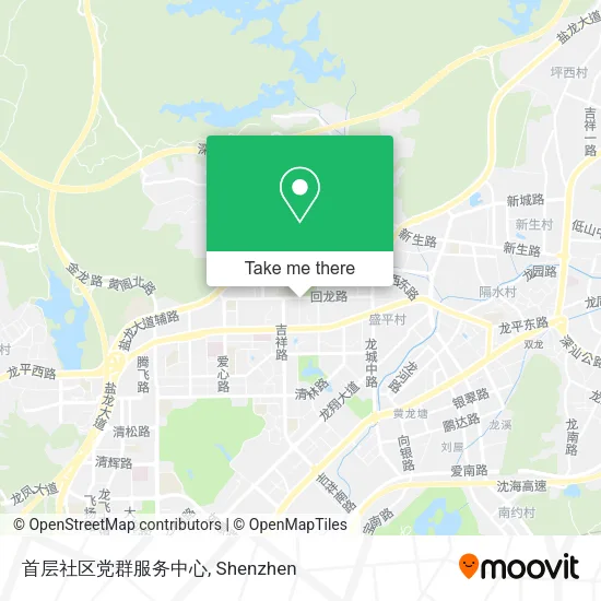 首层社区党群服务中心 map