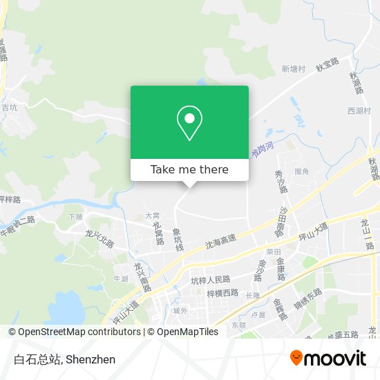 白石总站 map