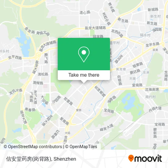 信安堂药房(岗背路) map