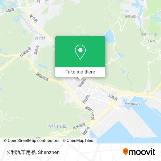 长利汽车用品 map