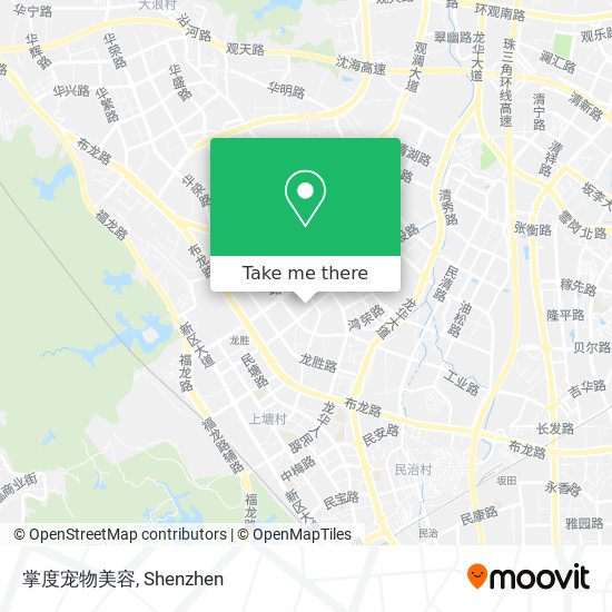 掌度宠物美容 map