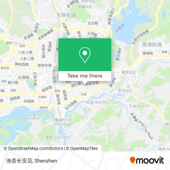 渔荟长安店 map