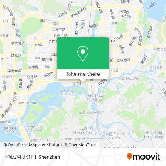 渔民村-北1门 map