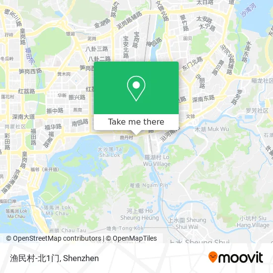 渔民村-北1门 map