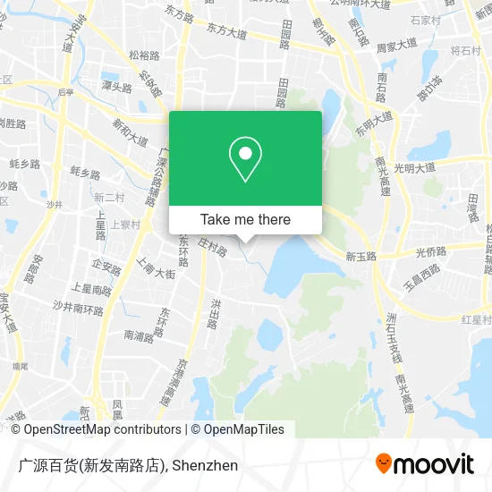 广源百货(新发南路店) map