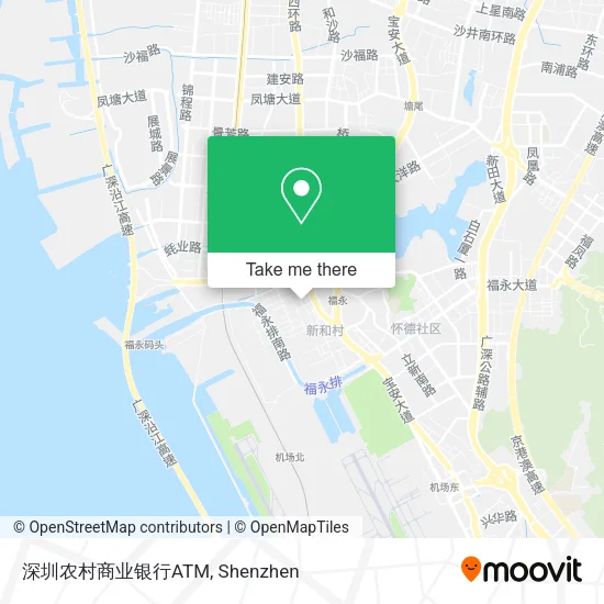 深圳农村商业银行ATM map