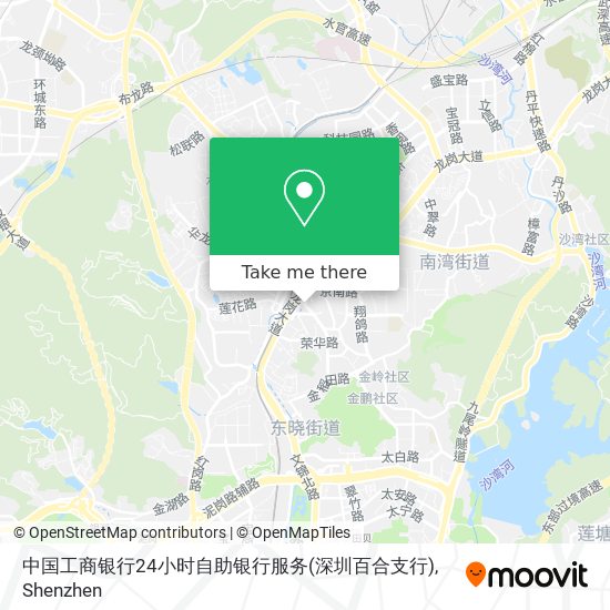 中国工商银行24小时自助银行服务(深圳百合支行) map